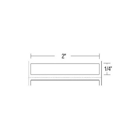 ROLLO DE ETIQUETA ZEBRA 10011985 2" x 0.50" Z-ULTIMATE 2000T