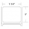 ROLLO DE ETIQUETA ZEBRA 10009523 1.25" x 1" Z-SELECT 4000T