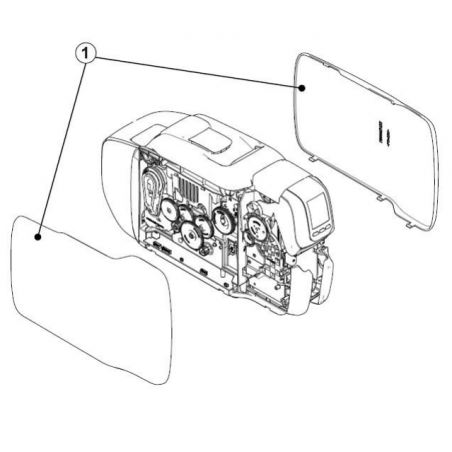 PANELES LATERALES DE LA IMPRESORA ZC100 (NEGRO)
